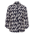 Frank Walder Dames Blazer W51108303 Bruin dessin