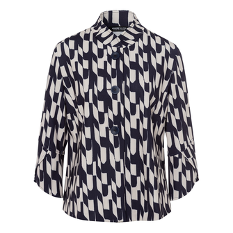Frank Walder Dames Blazer W51108303 Bruin dessin