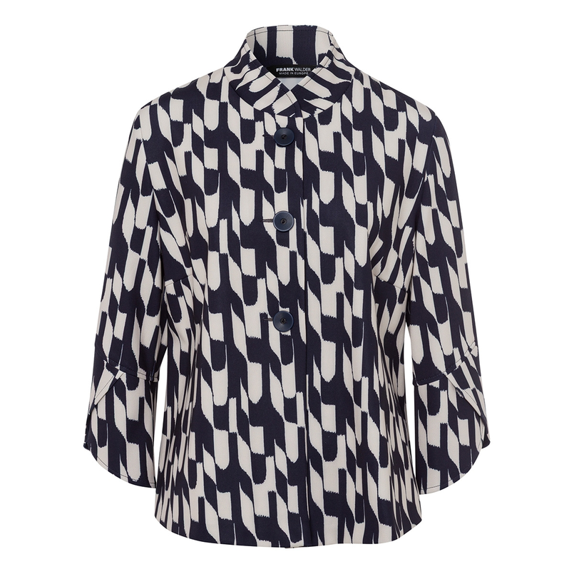 Frank Walder Dames Blazer W51108303 Bruin dessin
