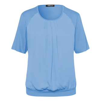 Frank Walder Dames Blouse Nos714404 Bleu