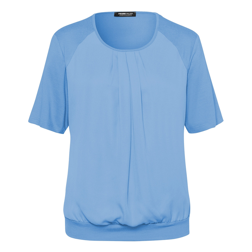 Frank Walder Dames Blouse Nos714404 Bleu