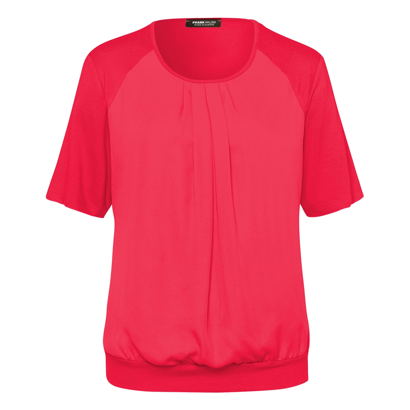 Frank Walder Dames Blouse Nos714404 Rood