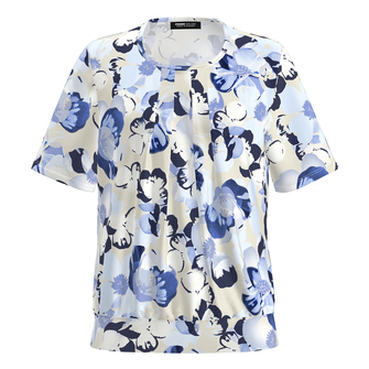 Frank Walder Dames Blouse Nos715422 Bleu