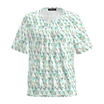 Frank Walder Dames Blouse Nos715422 Bleu