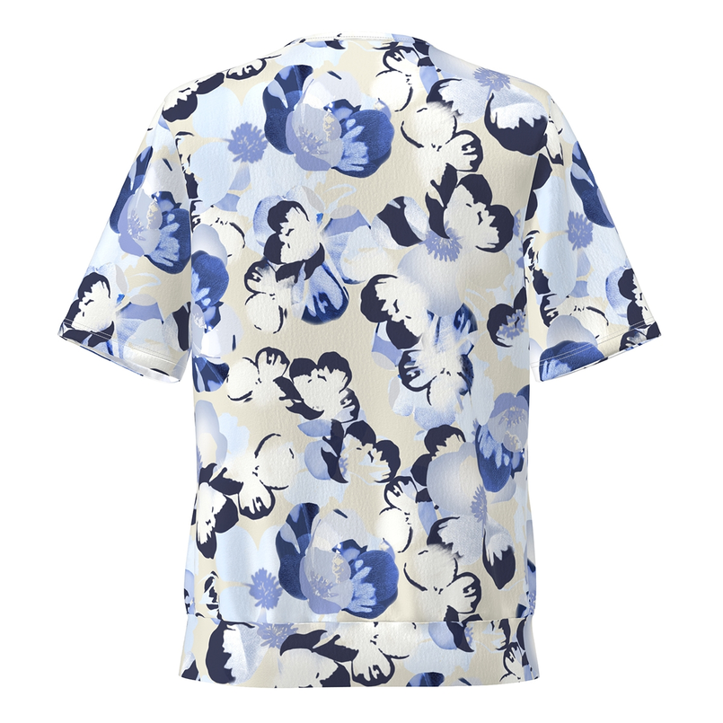 Frank Walder Dames Blouse Nos715422 Bleu