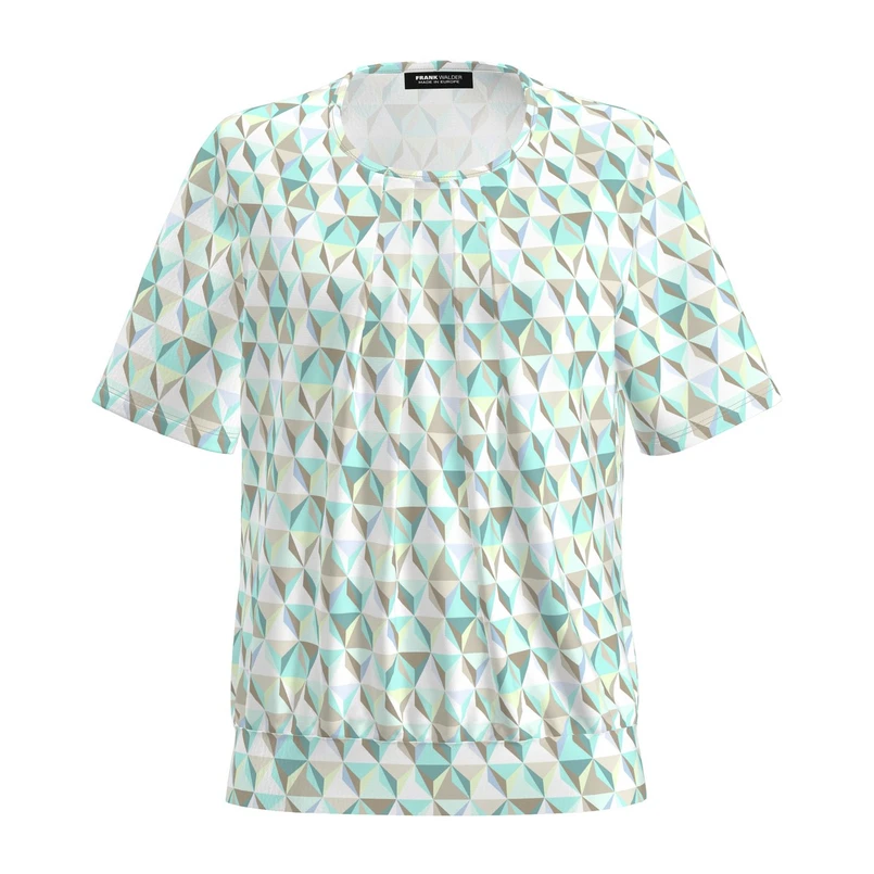 Frank Walder Dames Blouse Nos715422 Bleu