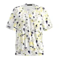 Frank Walder Dames Blouse Nos715422 Geel dessin