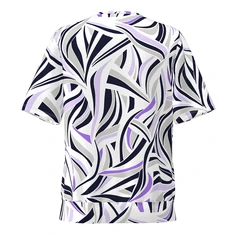 Frank Walder Dames Blouse Nos715422 Paars dessin