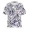 Frank Walder Dames Blouse Nos715422 Paars dessin