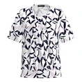 Frank Walder Dames Blouse Nos715422 Rood dessin