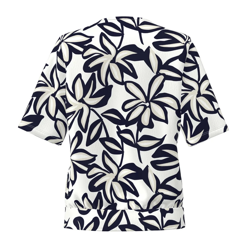 Frank Walder Dames Blouse Nos715436 WIT DESSIN