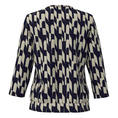 Frank Walder Dames Blouse Nos725423 Bruin dessin