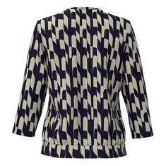 Frank Walder Dames Blouse Nos725423 Bruin dessin