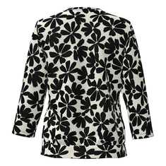 Frank Walder Dames Blouse Nos725423 Bruin dessin