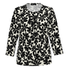 Frank Walder Dames Blouse Nos725423 Bruin dessin
