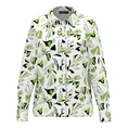 Frank Walder Dames Blouse S51601104 Groen dessin