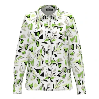 Frank Walder Dames Blouse S51601104 Groen dessin