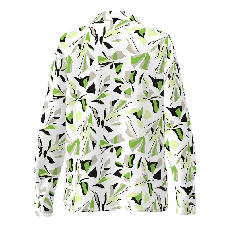 Frank Walder Dames Blouse S51601104 Groen dessin