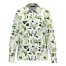 Frank Walder Dames Blouse S51601104 Groen dessin