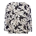 Frank Walder Dames Blouse S53603102 Blauw dessin