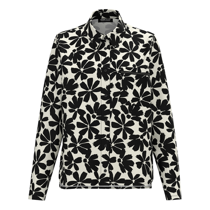 Frank Walder Dames Blouse W51621101 Bruin dessin