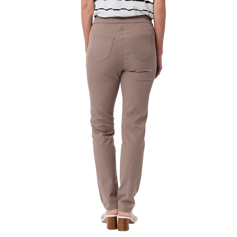 Frank Walder Dames Broek Nos722607 Bruin dessin