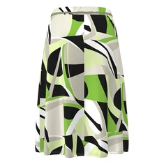 Frank Walder Dames Rok S51601205 Groen dessin