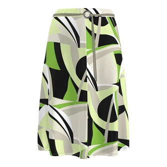 Frank Walder Dames Rok S51601205 Groen dessin