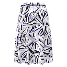 Frank Walder Dames Rok S52601205 Paars dessin