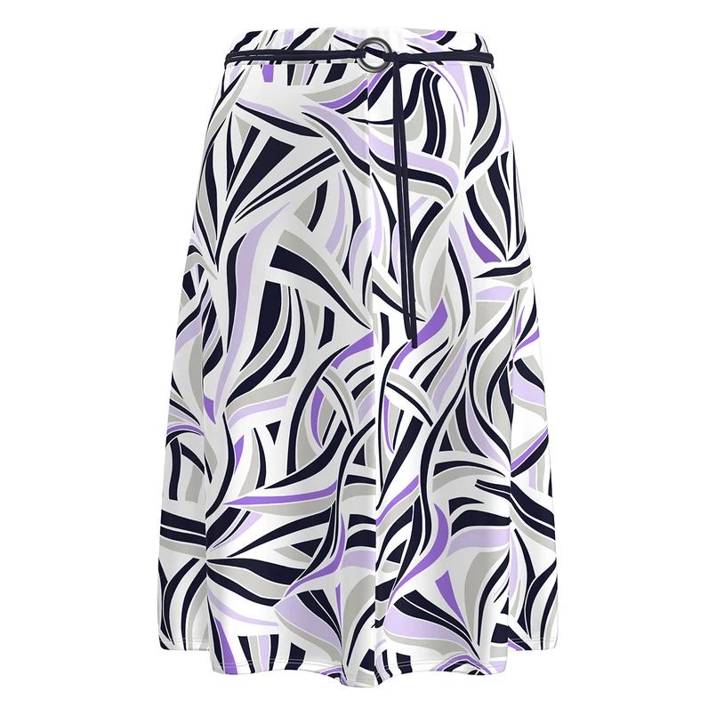 Frank Walder Dames Rok S52601205 Paars dessin