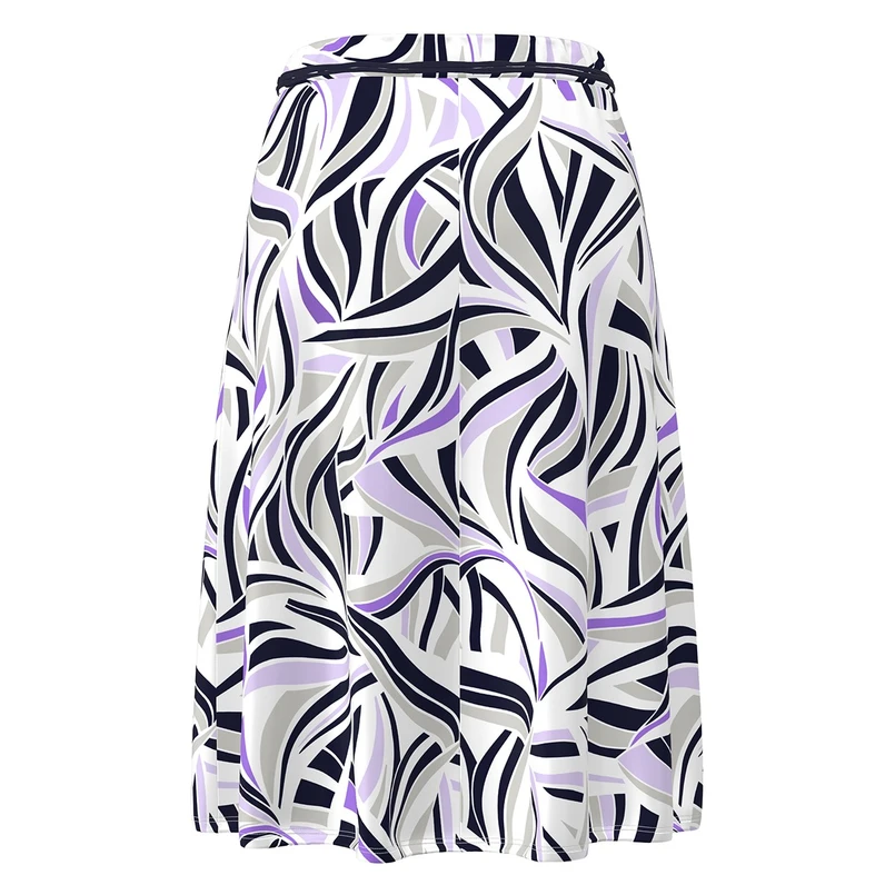 Frank Walder Dames Rok S52601205 Paars dessin