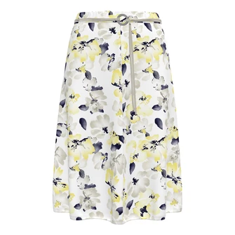 Frank Walder Dames Rok S53601205 Geel dessin