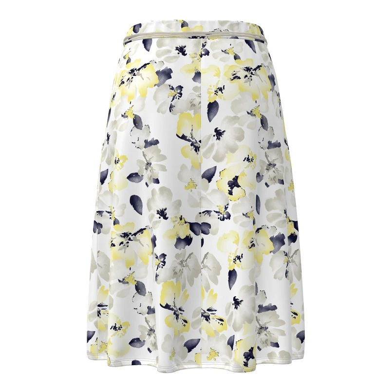 Frank Walder Dames Rok S53601205 Geel dessin