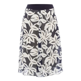 Frank Walder Dames Rok S53603218 Blauw dessin