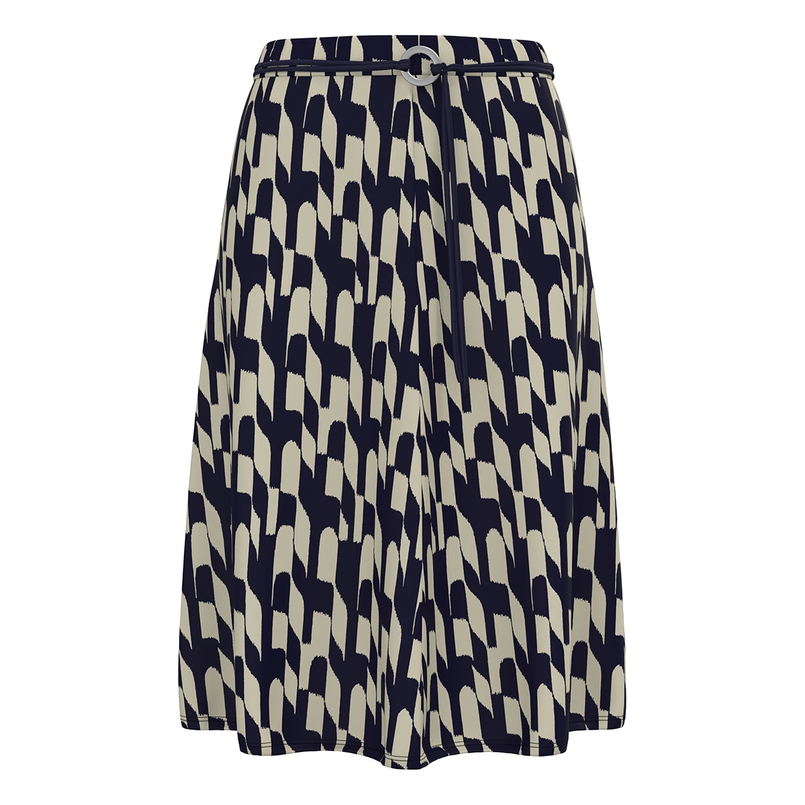 Frank Walder Dames Rok W51621205 Bruin dessin