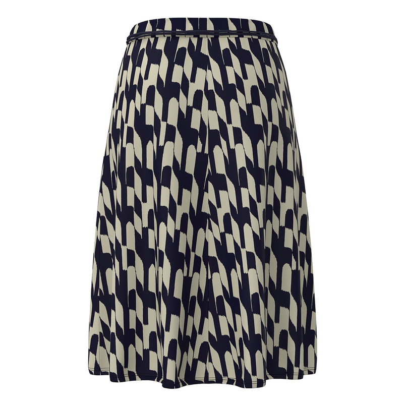Frank Walder Dames Rok W51621205 Bruin dessin
