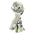 Frank Walder Dames Sjaal S51202770 Groen dessin