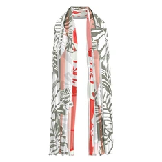 Frank Walder Dames Sjaal S52203770 Rood dessin