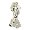 Frank Walder Dames Sjaal S53204770 Geel dessin