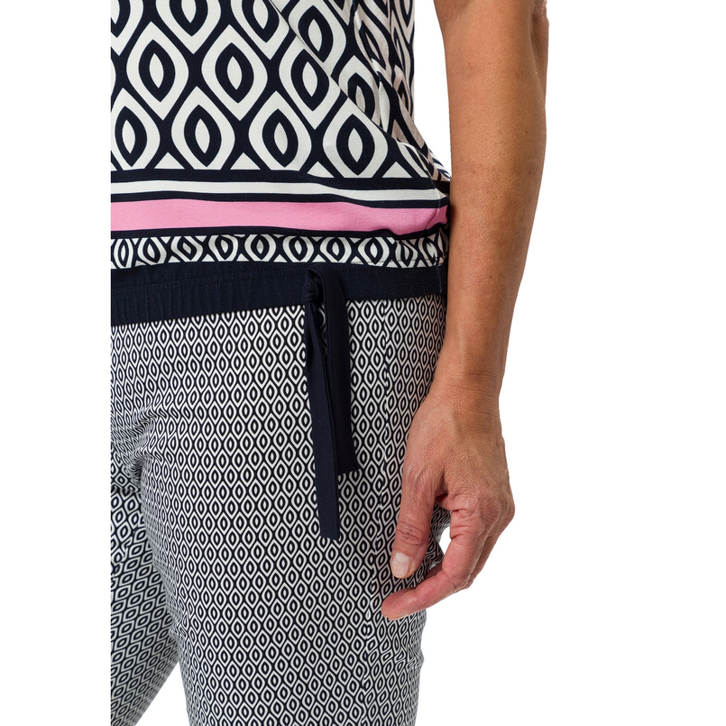 Frank Walder Dames Top Nos715405 Rood dessin