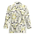 Frank Walder Dames Top Nos715407 Geel dessin