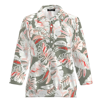 Frank Walder Dames Top Nos715407 Rood dessin