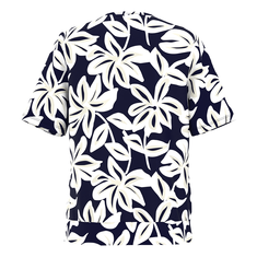 Frank Walder Dames Top Nos715422 Blauw dessin