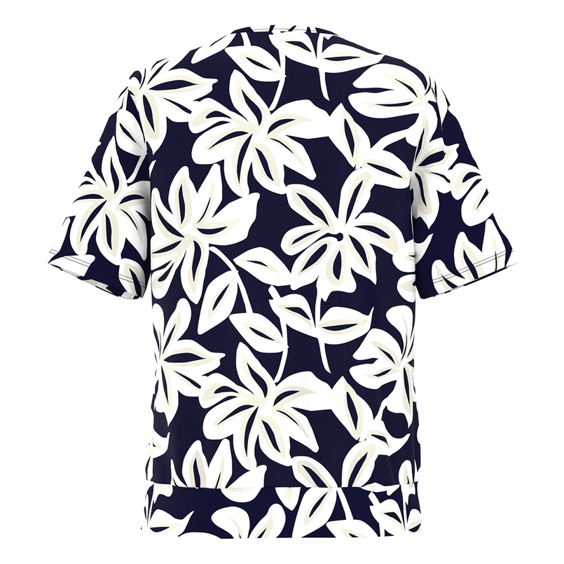 Frank Walder Dames Top Nos715422 Blauw dessin