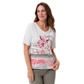 Frank Walder Dames Top S52203405 Rood dessin