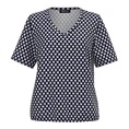 Frank Walder Dames Top S53304417 Blauw dessin