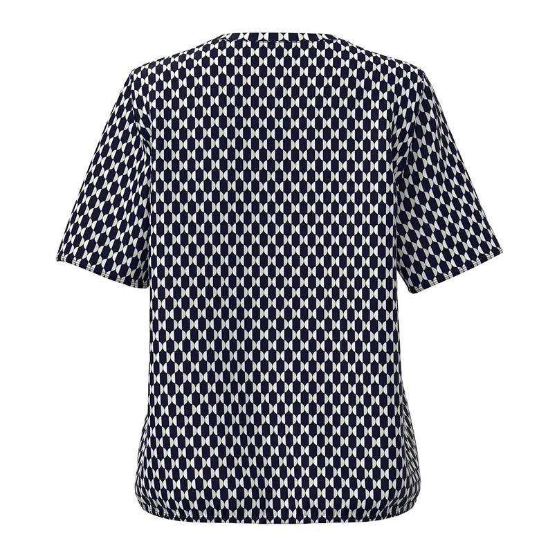 Frank Walder Dames Top S53304417 Blauw dessin