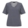 Frank Walder Dames Top S53304417 Blauw dessin