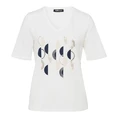 Frank Walder Dames Top S53304450 Blauw dessin