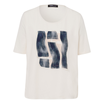 Frank Walder Dames Top W51108453 Blauw dessin